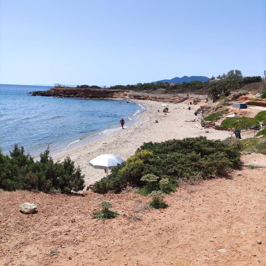 Sunny Apartment 15 Min From Airport And Sea Artemida  Dış mekan fotoğraf